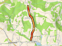 Brantridge Lane vanuit Staplefield