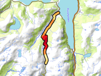 Yndesdalsvegen desde Brekke