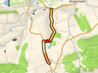 Breitenloher Pass von Sportplätze Burghaslach