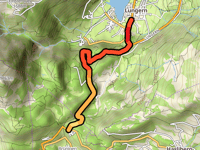 Brünigpass z Lungern przez Brünigpassstrasse