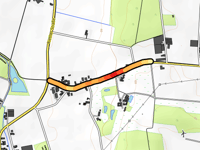 Brüxkener Strasse from Brüxken