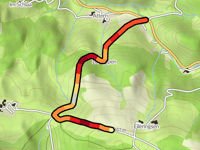 Bueberg / Höhenweg von Attern