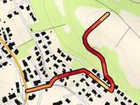 Buechstrasse über Burghaldenstrasse