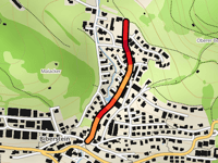 Buhaldenstrasse von Biberstein