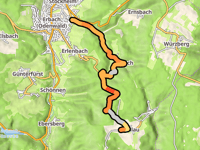 Bullauer Höhe da Dorf-Erbach