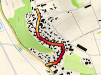 Burg via Dorfstrasse