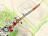 Burg Stolpen via Bischofswerdaer Strasse