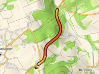 Burgenland Strasse vanuit Tauchenbach
