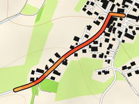 Bürgermeister-Keller-Strasse vanuit Oberzeitlbach