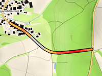 Burgstrasse von Burgadelzhausen