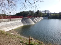 Bütgenbach von Talsperre Bütgenbach