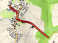 Büttenhardt Oberdorf przez Wilerstrasse