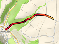 Steigung von Buttenhausen