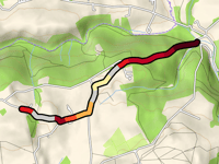 Butterdon Hill da Clifford Bridge via Willingston Rock