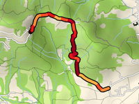 Cabergnino z Mapello przez Via dei Colli