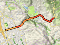 Calaveras Road von Milpitas