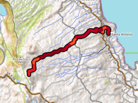 Caminho do Outeiro da Lomba von Santo António über Rua de José Vicente