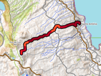 Caminho do Outeiro da Lomba von Santo António über Rua Lomba dos Melos
