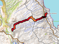 Caminho do Outeiro da Lomba von Santo António über Rua Meio Moio