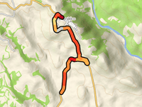 Campagnatico por Strada Provinciale delle Conce