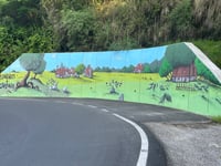 Carenno von Corte über Via Baraccano