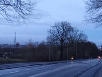 Carl Nielsens Vej über Marselisborg Slot