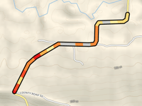 Casa Mountain Road z Rose Creek