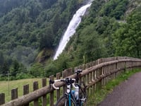 Cascata di Parcines from Tel / Töll