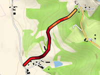 Castagnat via Chemin de Cerisère