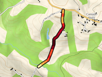 Casteide-Cami über Route de la Géule