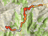 Castel di Croce über Contrada San Lorenzo