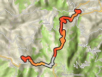 Castel di Croce von Croce Nera über Rotella