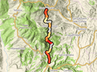 Castell'Azzara von Sorano