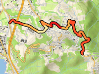 Castellaccio von Antignano über Montenero Basso