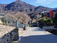 Castello di Sasso Corbaro da Bellinzona via Via Artore