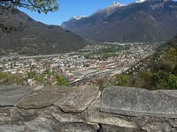 Castello di Sasso Corbaro depuis Bellinzona par Via Ospedale