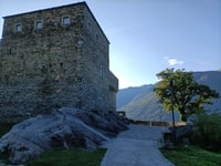 Castello di Sasso Corbaro da Bellinzona via Via Ospedale