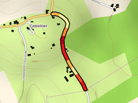 Castelner über Route de Juren