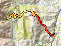 Castiglione from Francardo via Col d'Arbitro