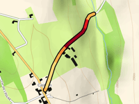 Castillon przez Chemin du Lac