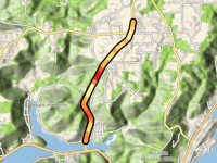 Cathedral Caverns Highway von Guntersville Lake