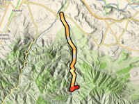 Cerro de la Horca vanuit Murillo de Río Leza