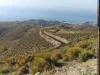 Cerro Puente desde Rambla del Cautor