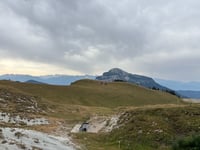 Chalet de Charmant Som from Col-de-Porte