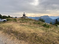 Chalet de Charmant Som from Col-de-Porte