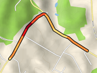 Chamberlain Road von Model Farm Road