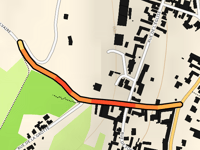 Rue du Calvaire von Erchin