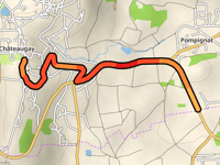 Châteaugay z Ladoux przez Route de Cebazat