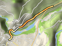 Châteauroux-les-Alpes über Route d'Italie