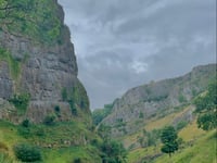 Cheddar Gorge depuis Cheddar